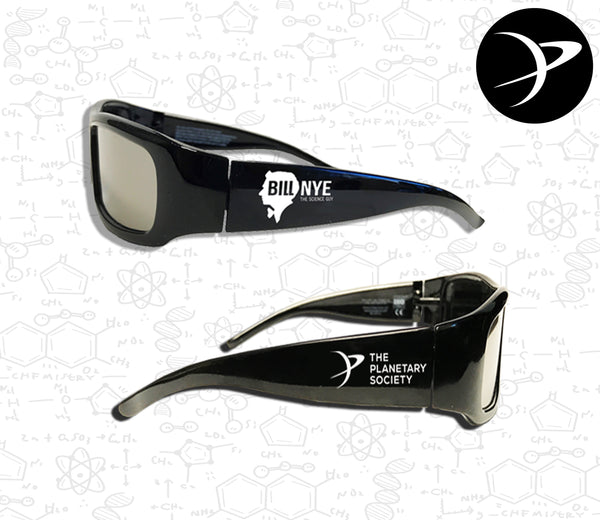Bill Nye Plastic Eclipse Glasses (+ 2 paper glasses)